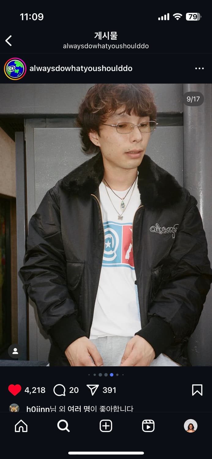 Always do what you should do -15 자켓 블랙 상품이미지7