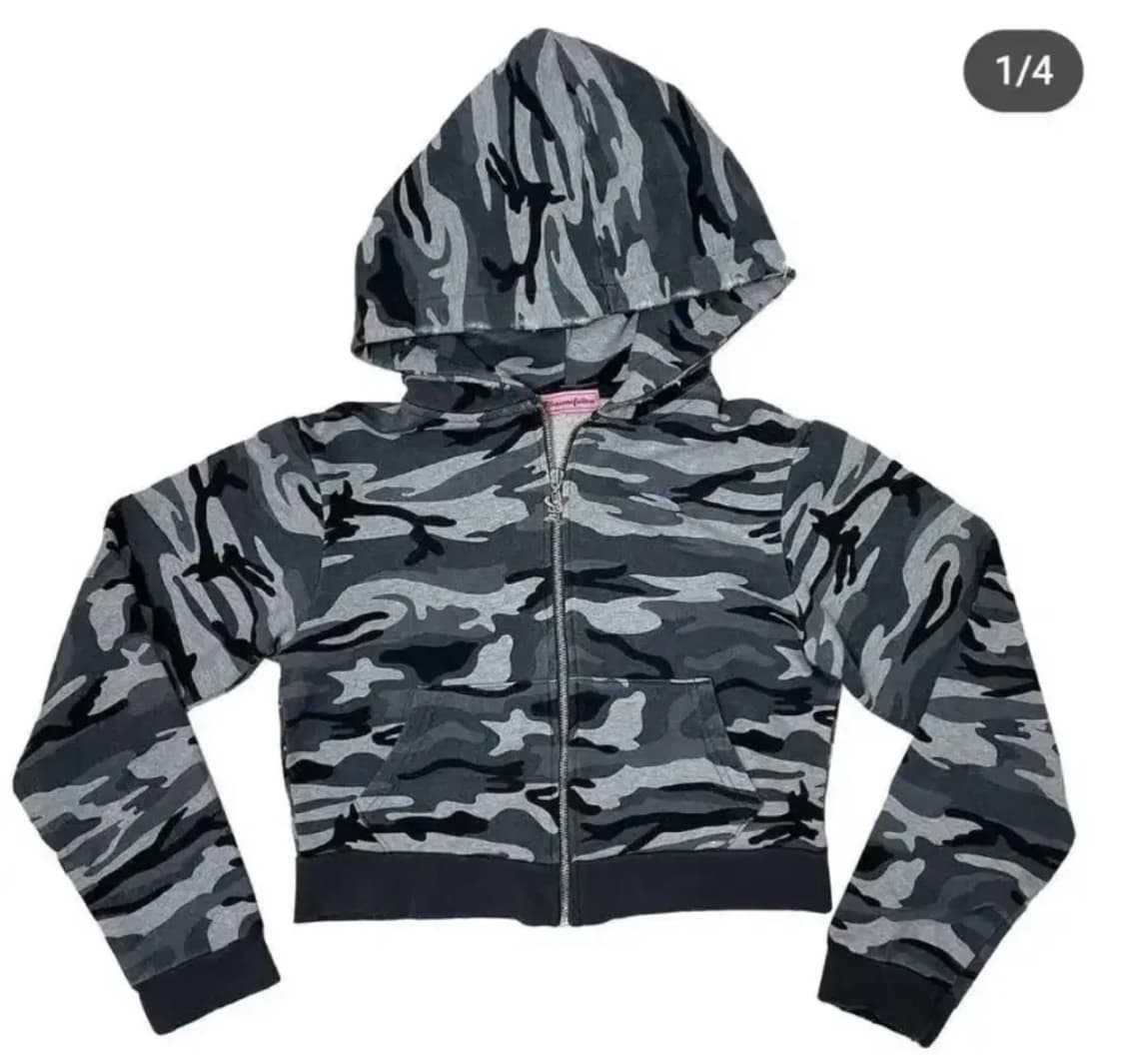 플리즈노팔로우 카모 후드집업 상품이미지1