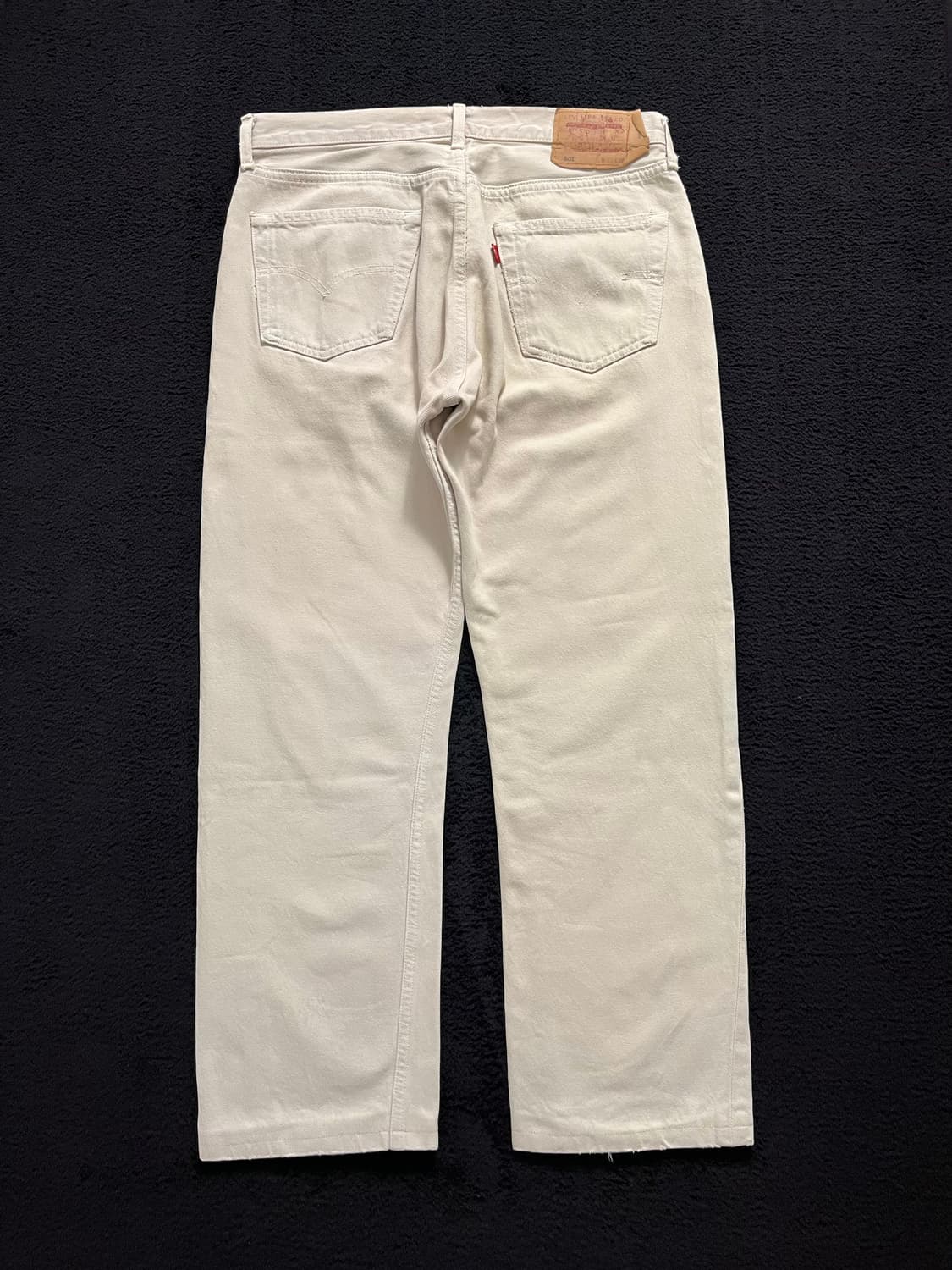 빈티지 프랑스제 리바이스 501 데님 팬츠 베이지  상품이미지3