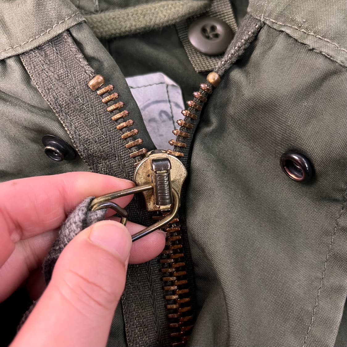 100 미군 오리지날 피쉬테일 개파카 m65 상품이미지3