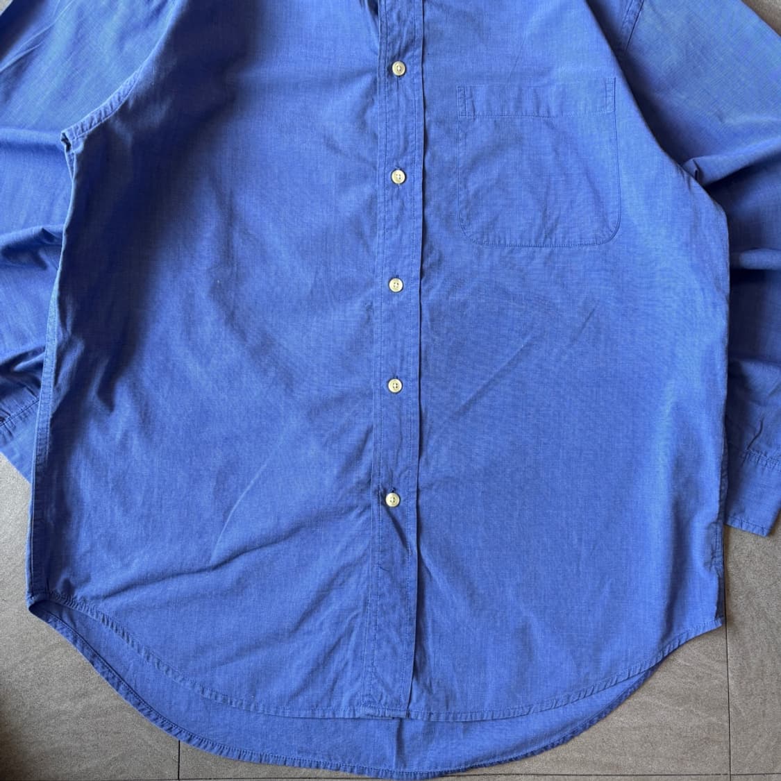 90년대 갭 딥 블루 긴팔 셔츠 상품이미지4