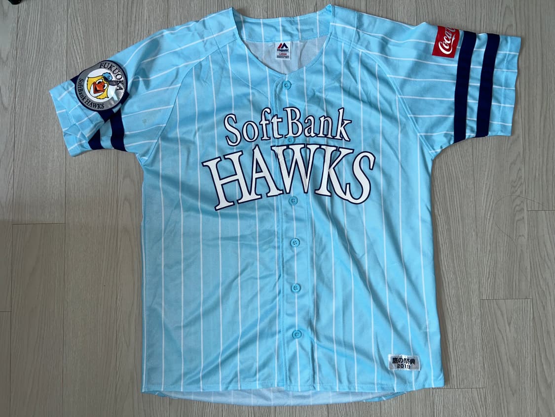 야구 유니폼 Majestic softbank hawks 상품이미지1