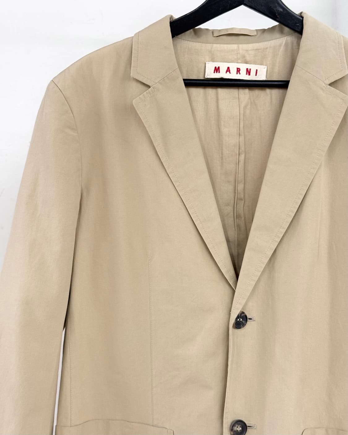 마르니 베이지 싱글 브레스티드 블레이저 상품이미지3