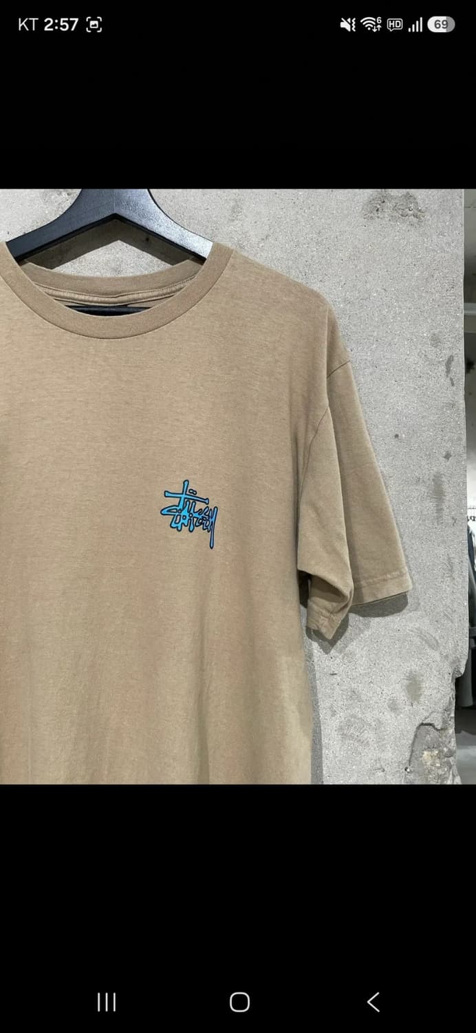 80s stussy, 80년대 스투시 베이지 스케이트보더 반팔 상품이미지3