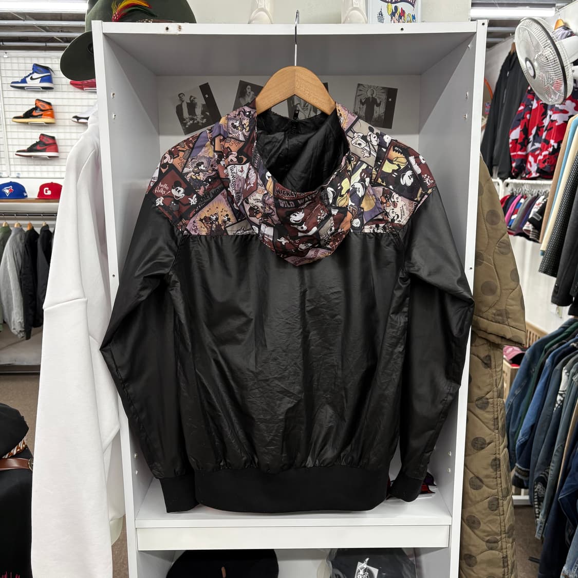 (M) 디즈니 올드 무비 포스터 프린팅 바람막이 자켓 상품이미지3