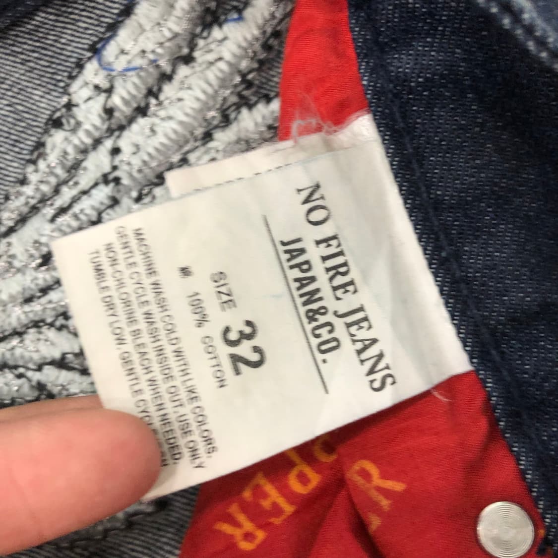 레드페퍼 스컬 펑크 워싱 데님 팬츠 상품이미지8