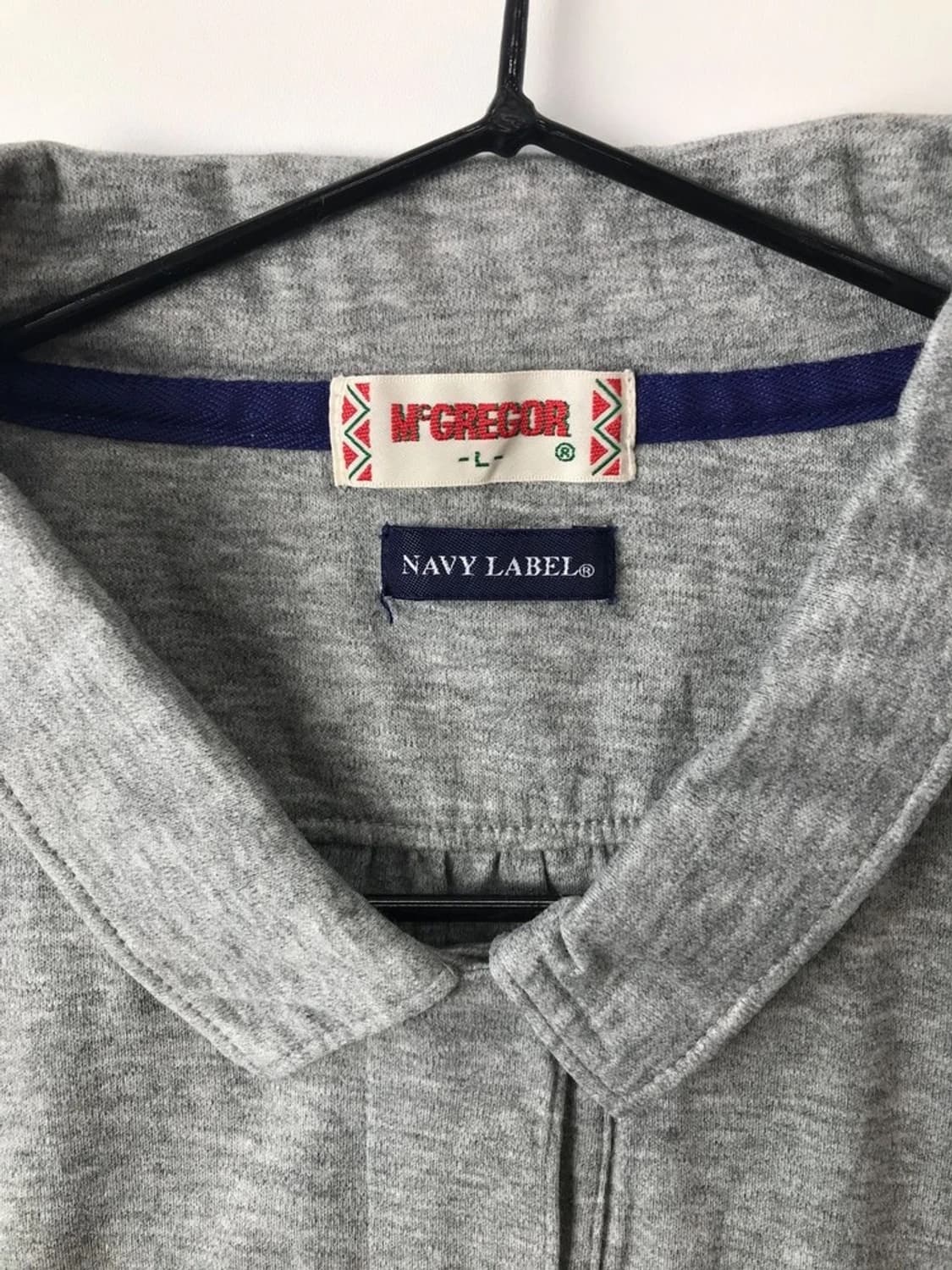 McGREGOR Navy Label Gray Polo Tee 상품이미지6