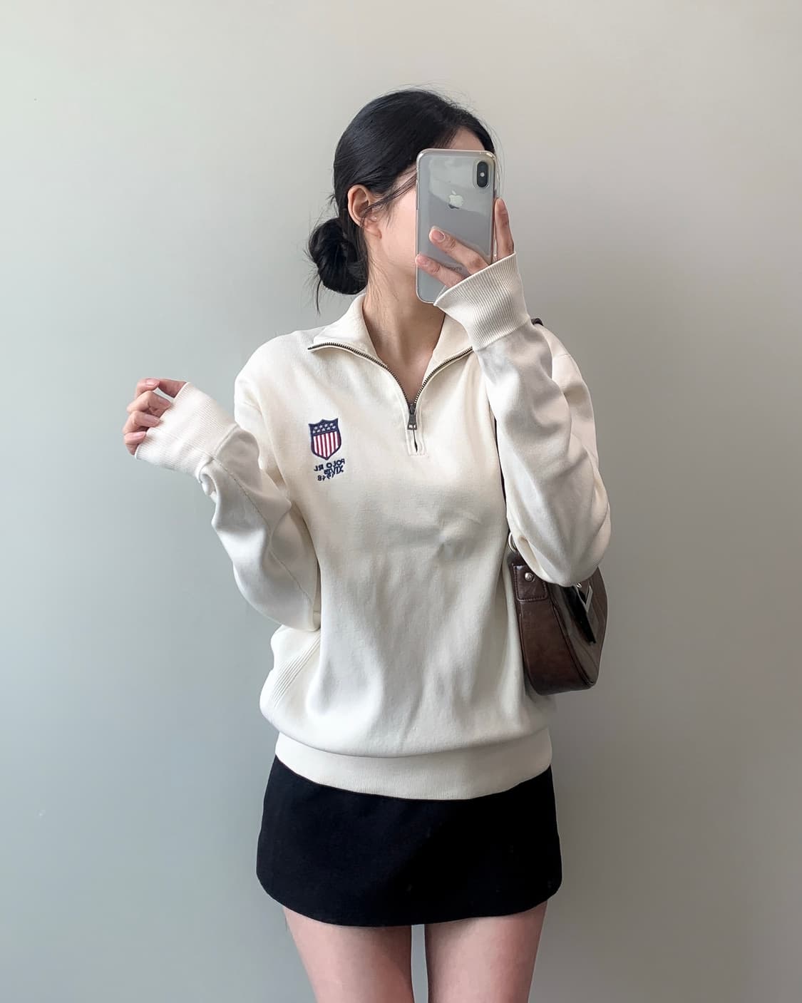 폴로 반집업 니트 상품이미지3