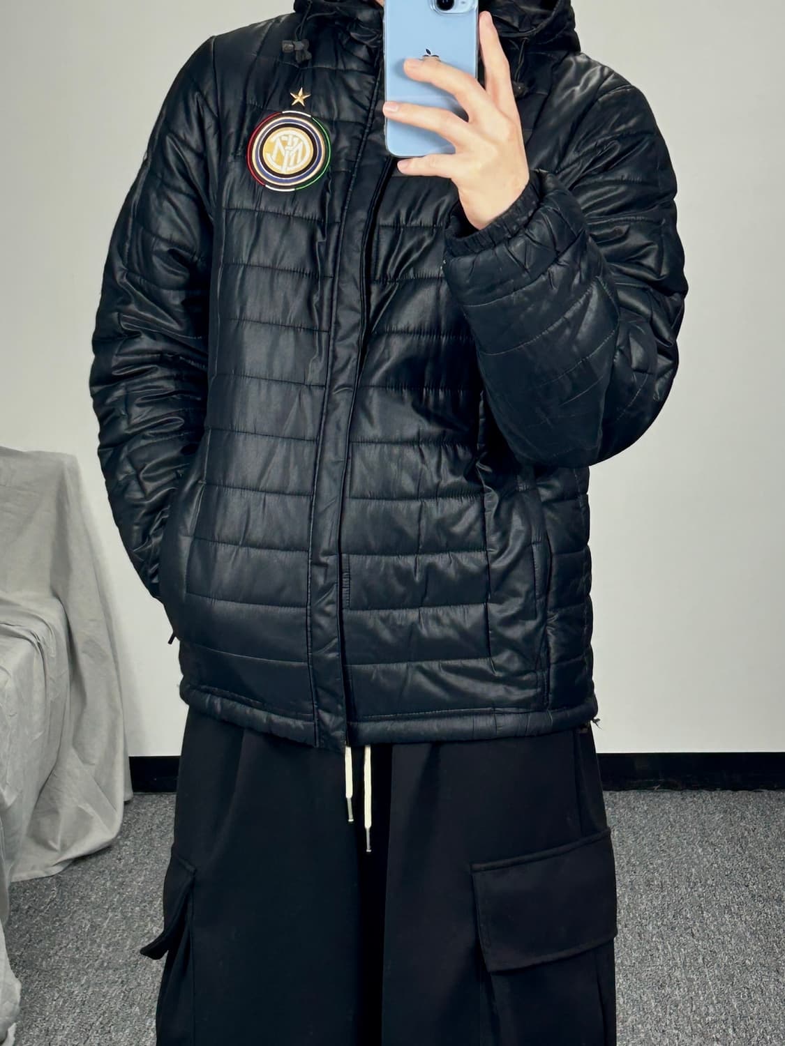 나이키 올드스쿨 인터밀란 경량패딩 S  상품이미지2