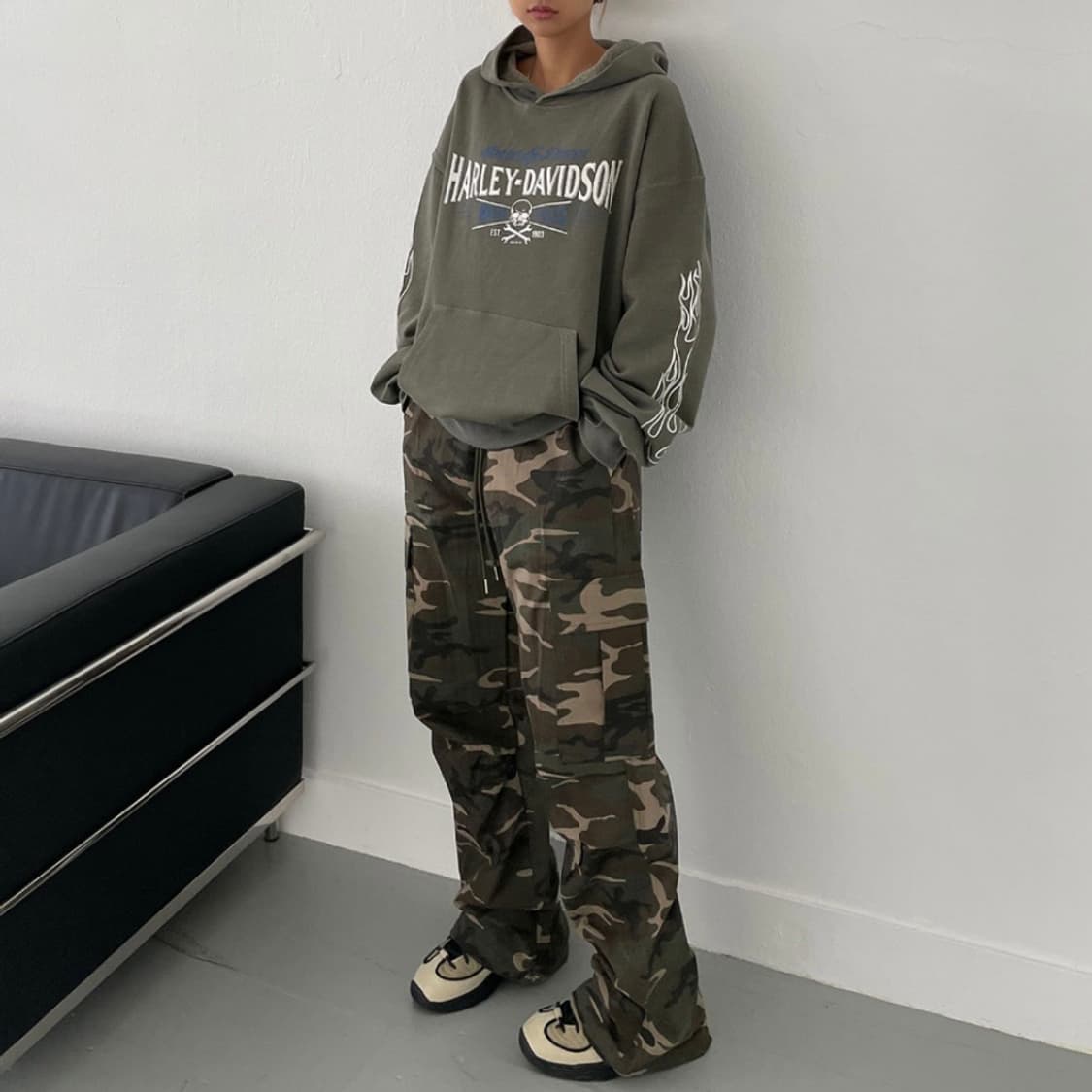 [F] 카모 조거 팬츠 상품이미지3