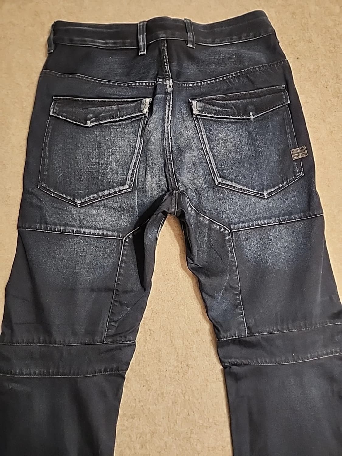 지스타 로우 랙컴 3D 테이퍼드 진 상품이미지3