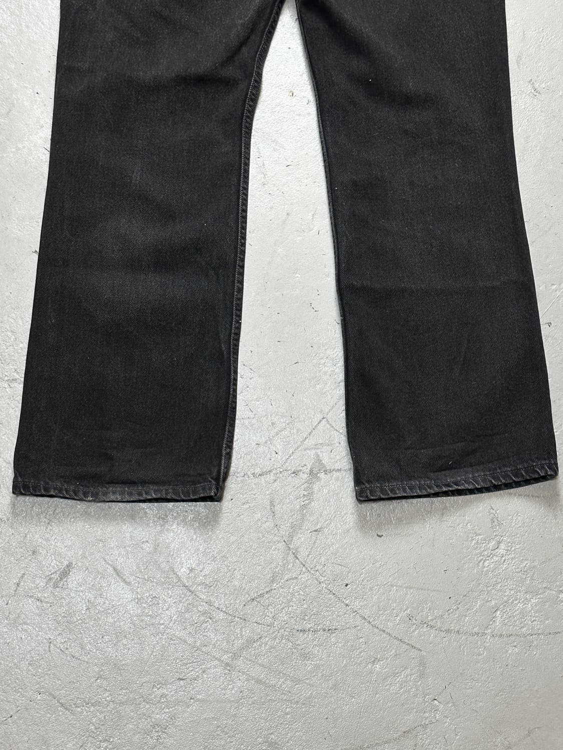 90's 리바이스 517 블랙 부츠컷 플레어진 상품이미지8