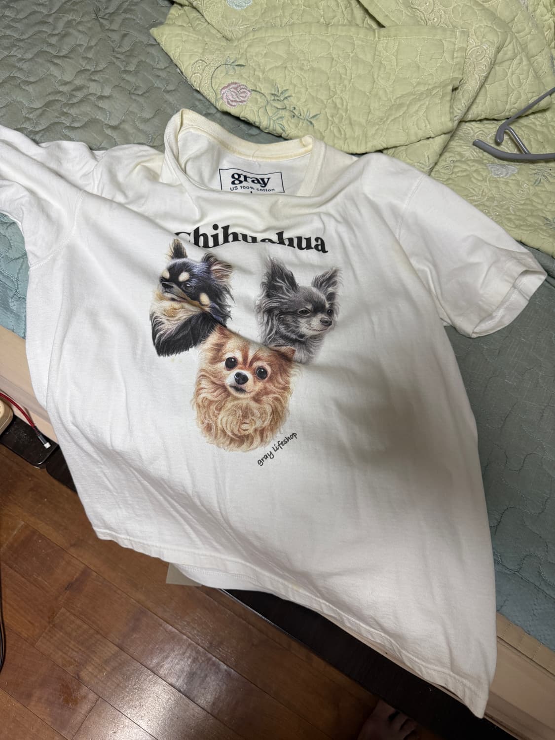 치와와 티셔츠 usa cotton L 9만9천 상품이미지2