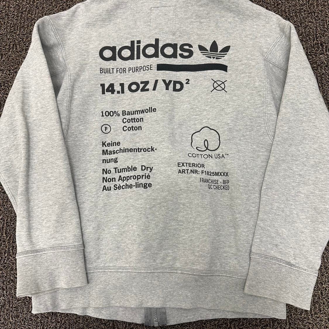 아디다스 여성 후드집업 그레이 신장 160사이즈 상품이미지8