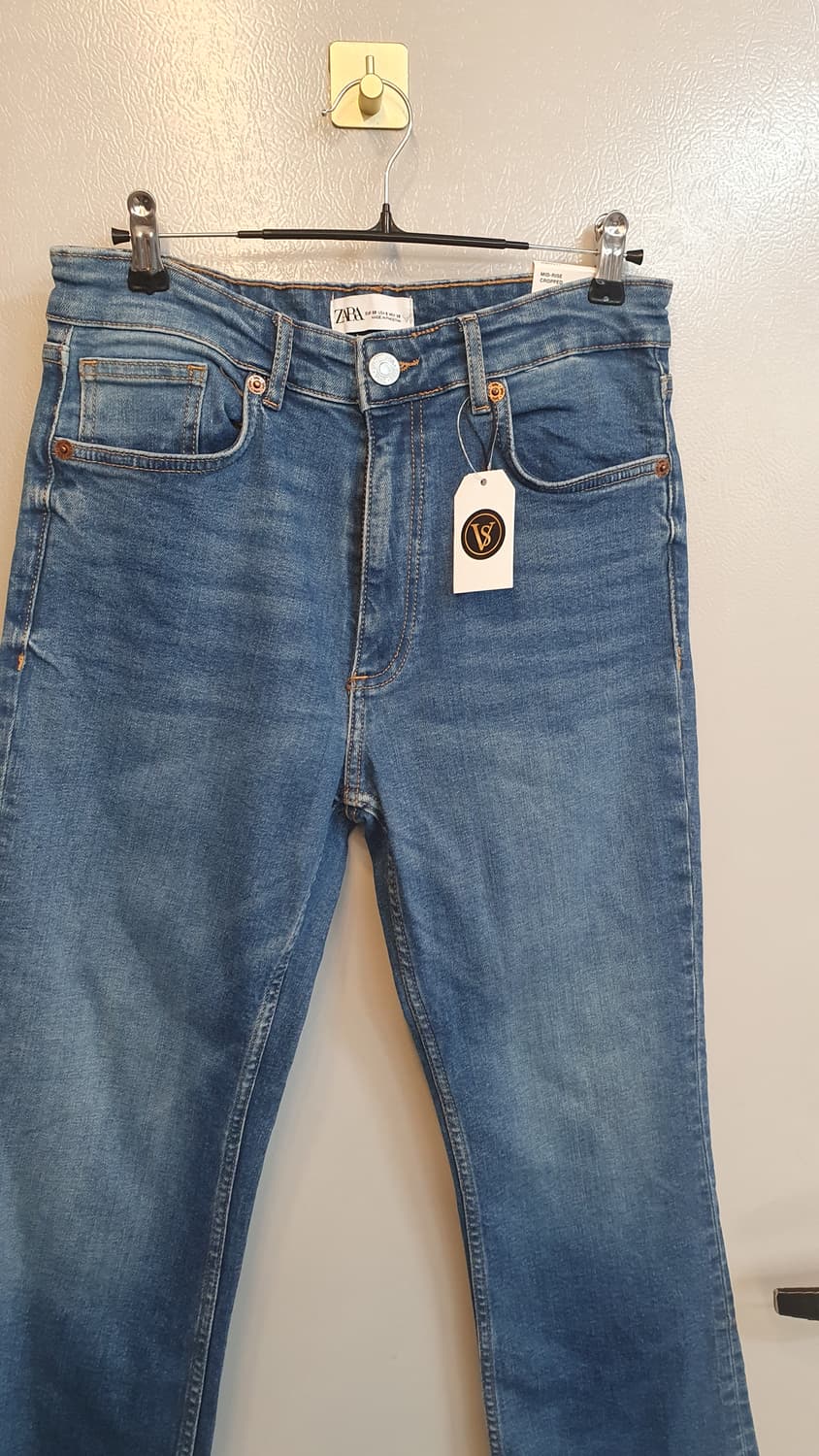 자라 부츠컷 청바지 38  택채새옷 상품이미지3