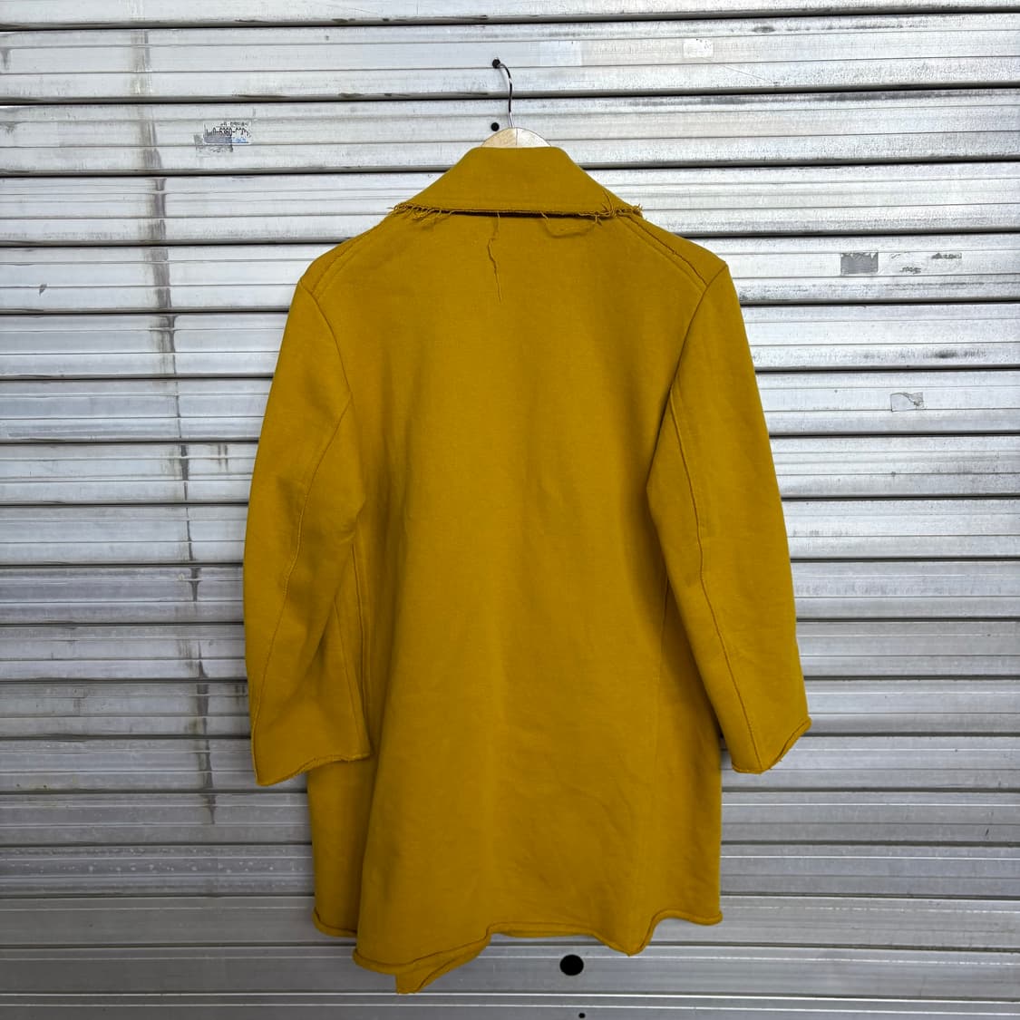 LIMI feu 머스타드 코튼 더블 브레스티드 코트 상품이미지8