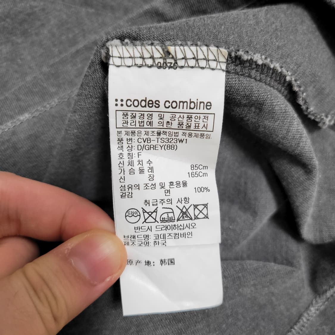 코데즈컴바인 블랙탑 프린팅 반팔 티셔츠 상품이미지3