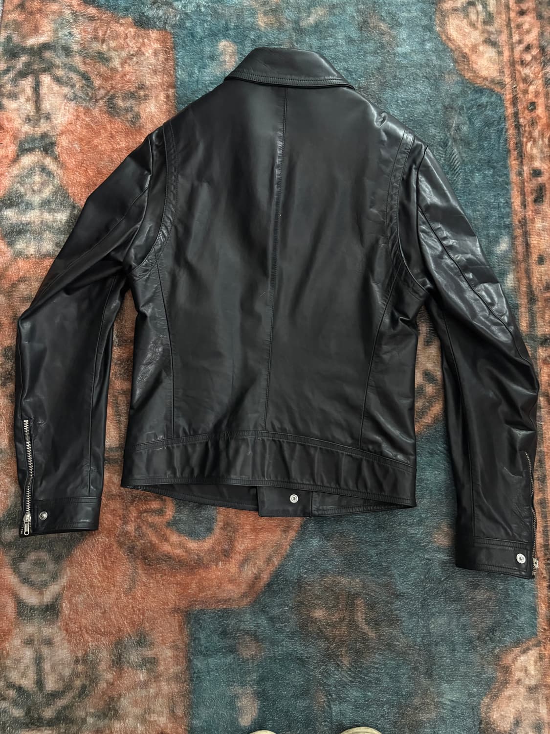 TTF✳️2014 빅터앤롤프 카프스킨 라이더 자켓 상품이미지3