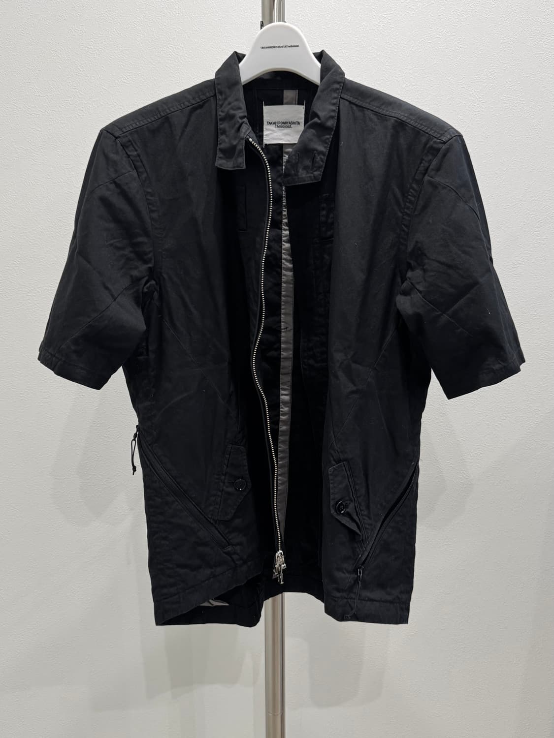 솔로이스트 16ss 밀리터리 지퍼 워크 셔츠 상품이미지6