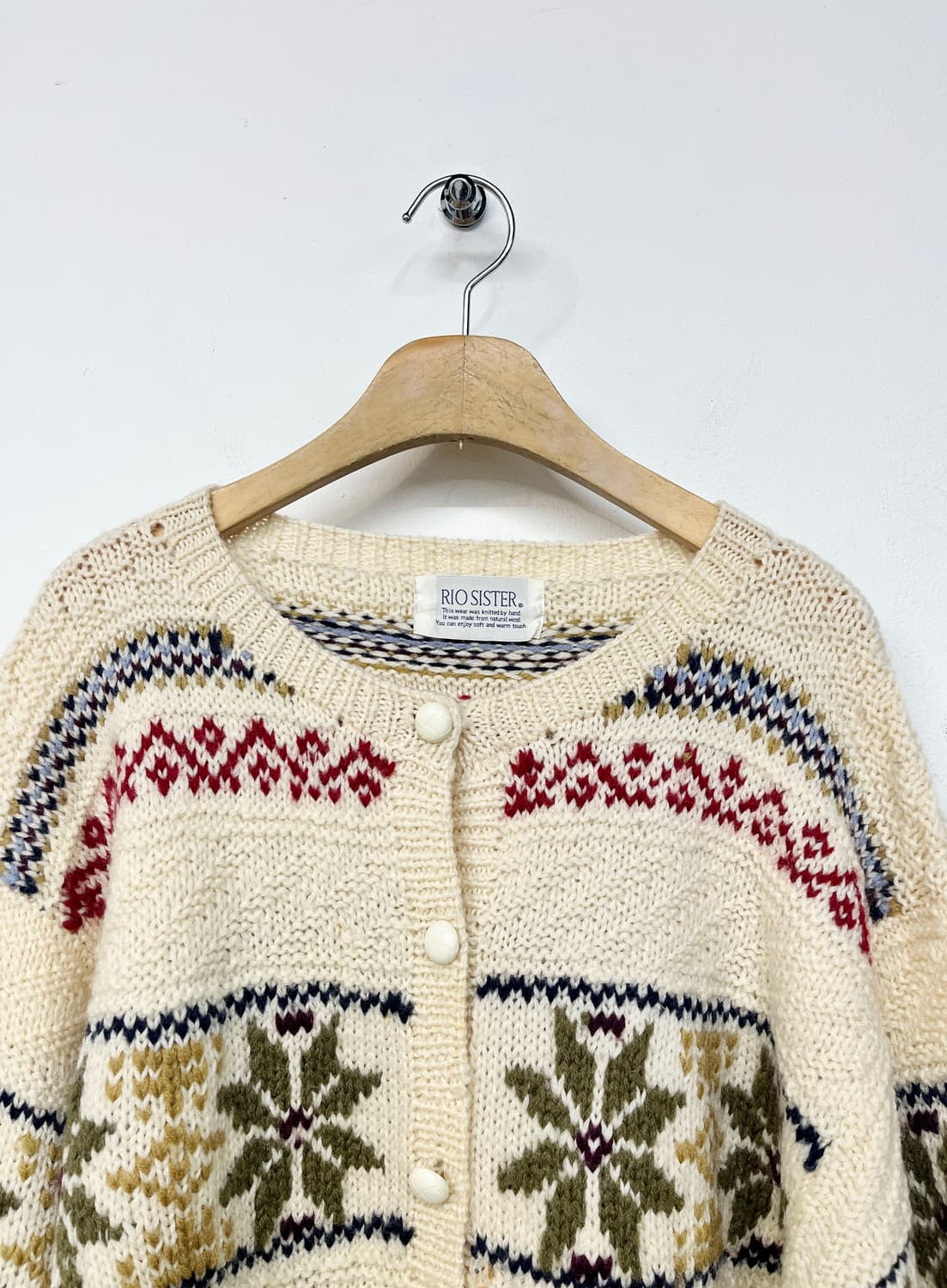  RIO SISTER 핸드메이드 니트 가디건 상품이미지6