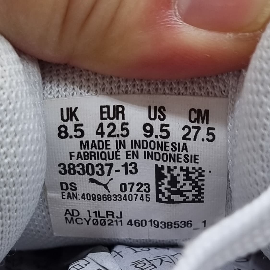 푸마 투린3 남성운동화275  상품이미지6