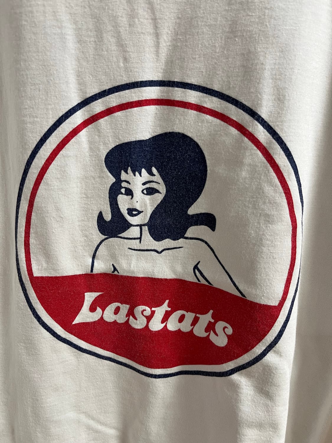 라스탯츠 LASTATS GIRL 걸 티셔츠 레드 상품이미지1