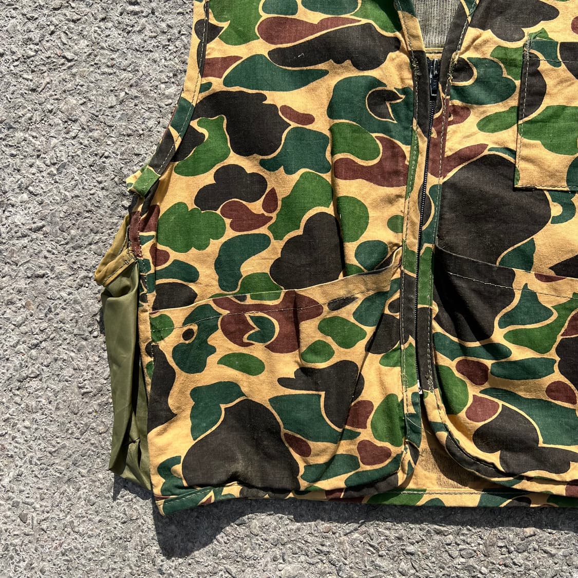 70’s Saftbak 덕 카모 헌팅 베스트 상품이미지3
