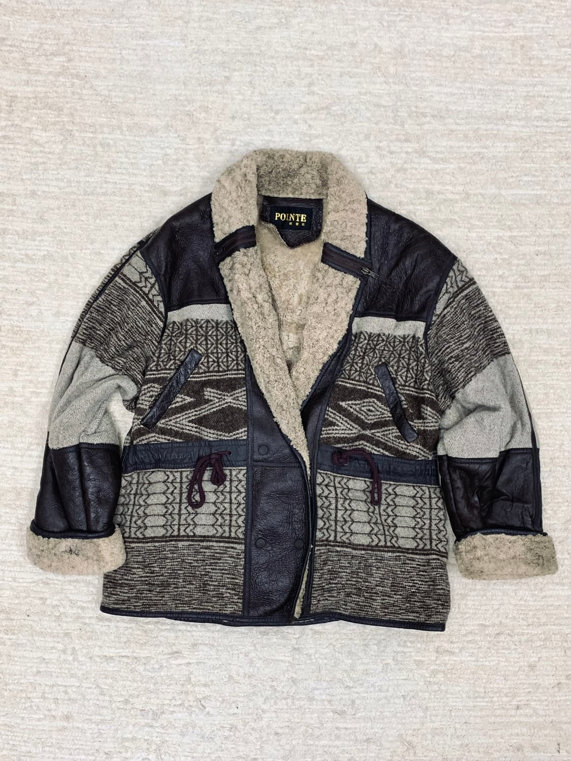 Sheepskin Alpaca Mustang Jacket 상품이미지1