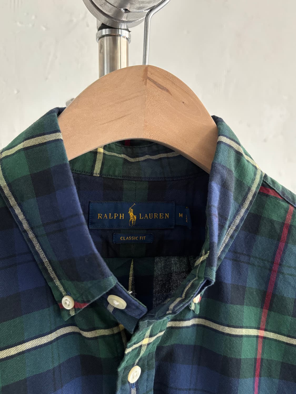 Polo 폴로 랄프로렌 신형 블루 타탄체크 클래식 핏 상품이미지4