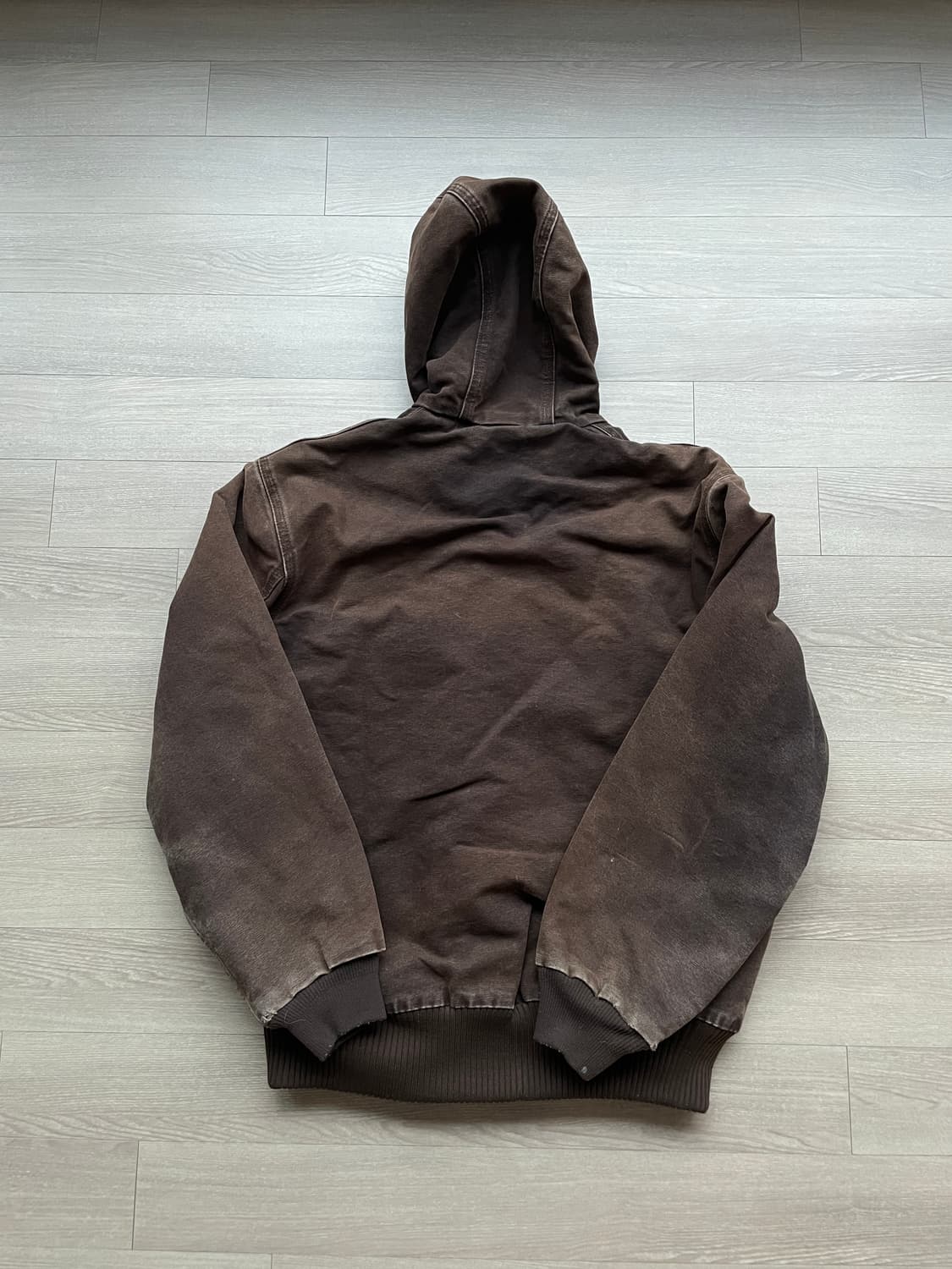 칼하트 j130 DKB 다크 브라운 액티브 자켓 샌드스톤 상품이미지3