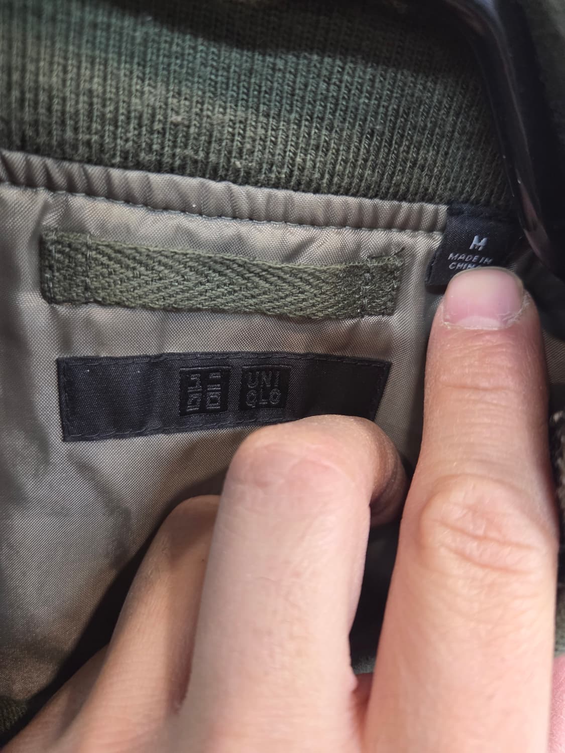 유니클로 ma-1 항공자켓 m 상품이미지3