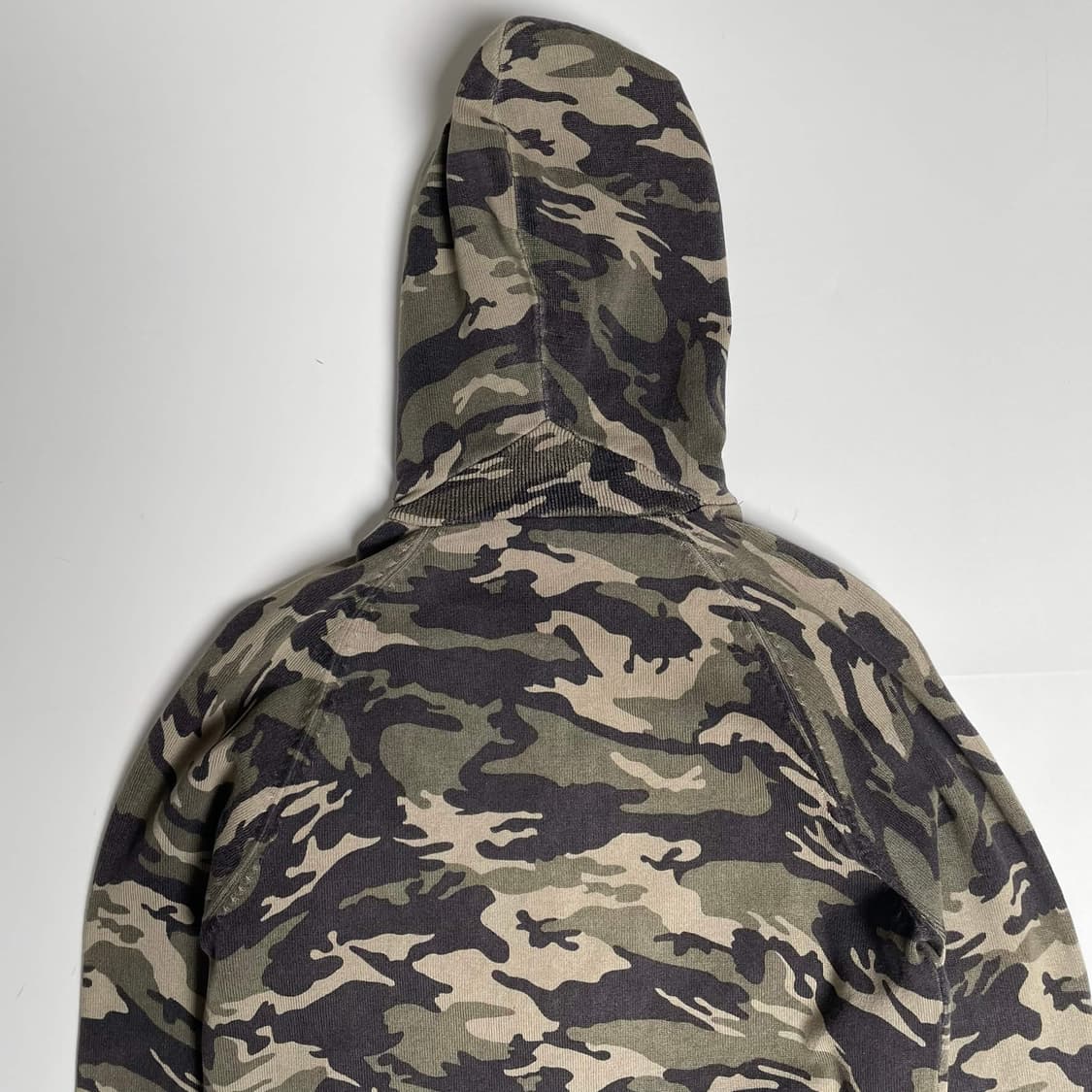 카모플라쥬 패턴 집업 후드 상품이미지7