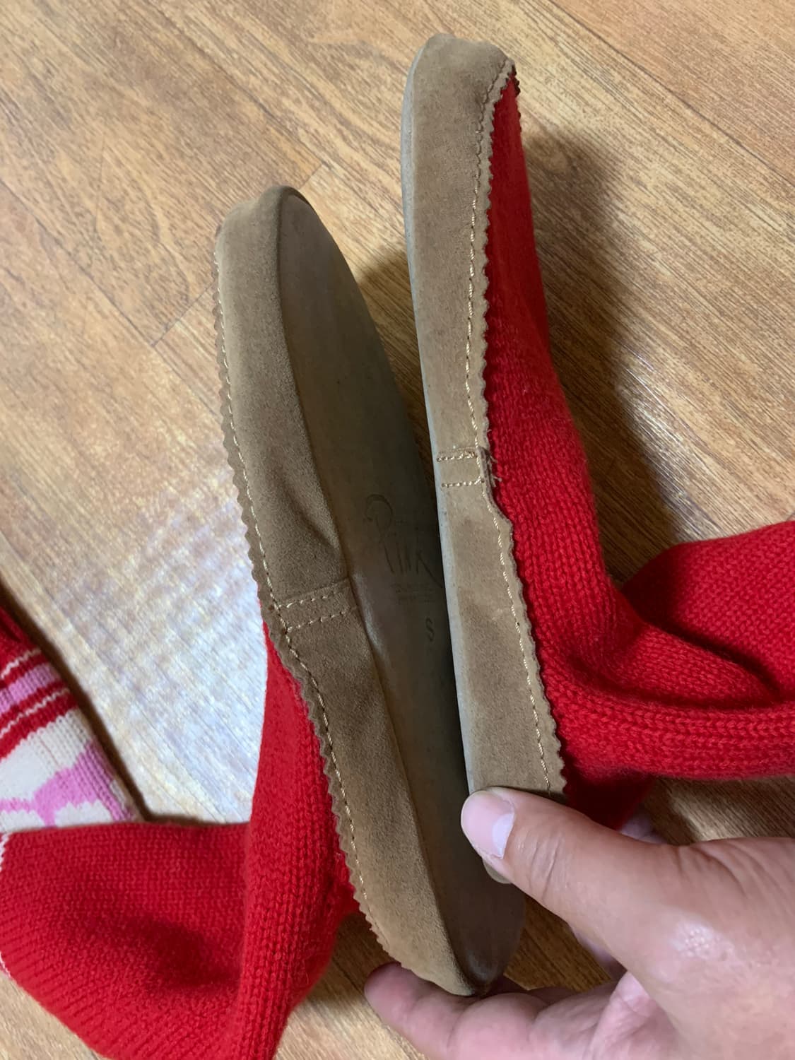 빅토리아 시크릿 핑크 00'S 니트 부츠-슬리퍼(S 사이즈) 상품이미지8