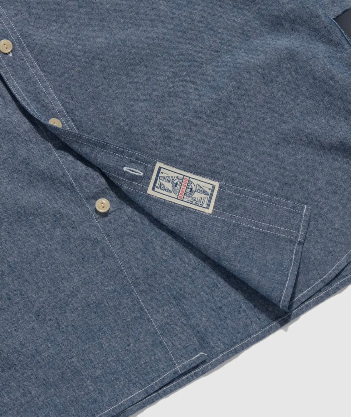 브론슨 Blue Chambray Work Shirt KR Ver. 상품이미지5
