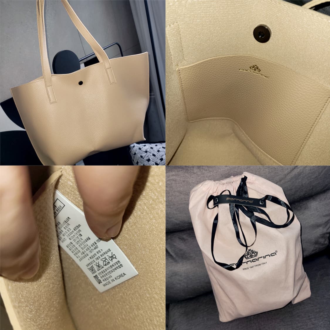 새상품 단종상품) 선물용 고급진 차분한컬러 숄더백 (기저귀가방/캐주얼가방 상품이미지1