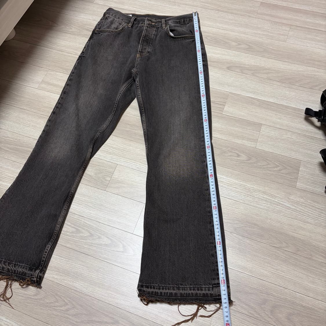 자라 플레어진 jeans relaxed flare fit 6688/323 상품이미지5