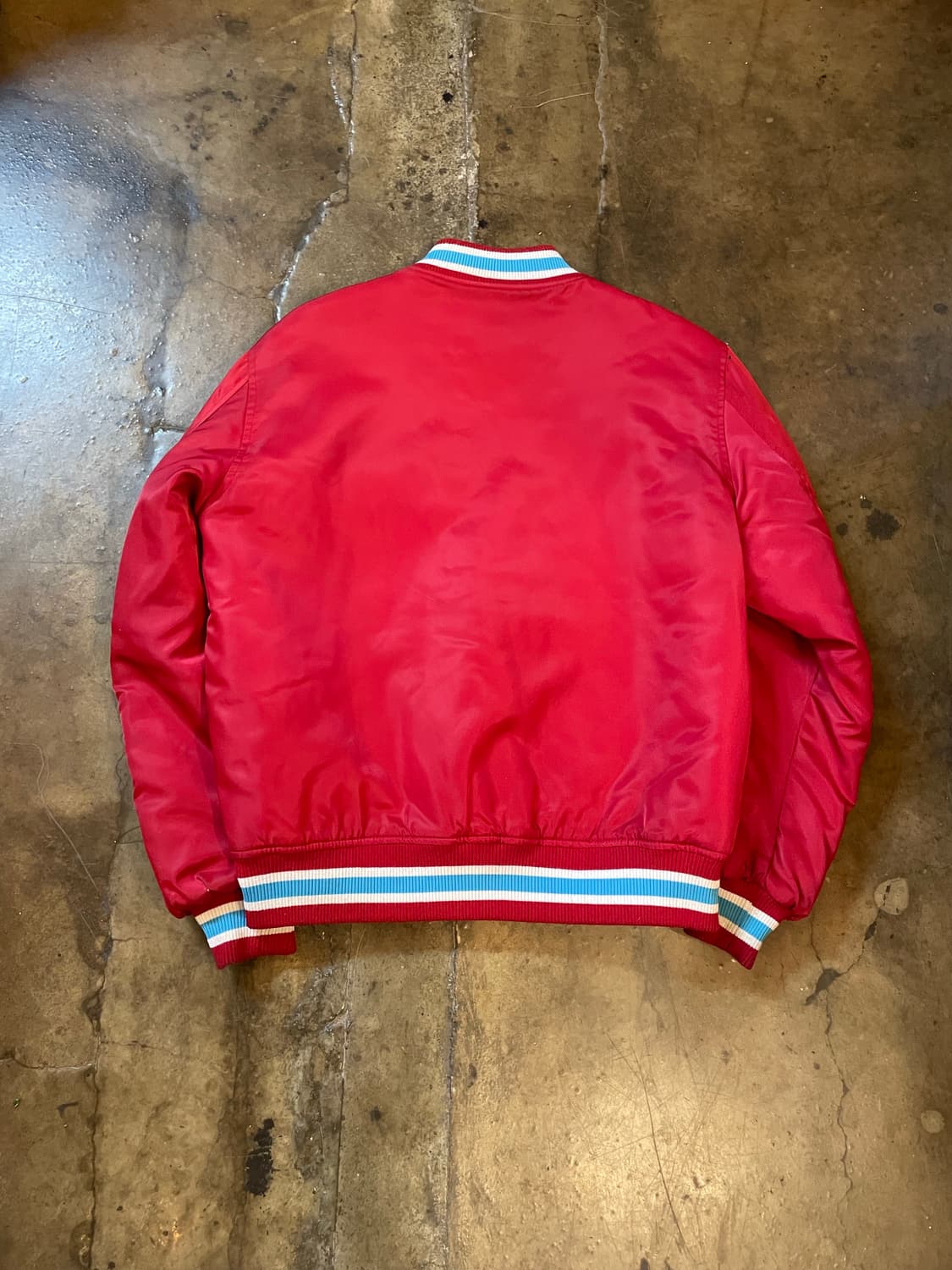 챔피온 USA 성조기 바시티 자켓 레드 상품이미지6