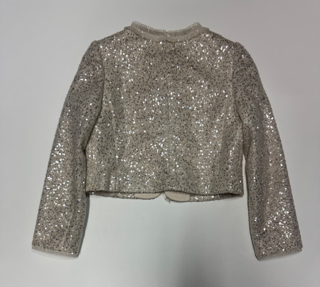 여성 오즈세컨 비즈 정장 트위드 크롭 자켓 55 상품이미지2