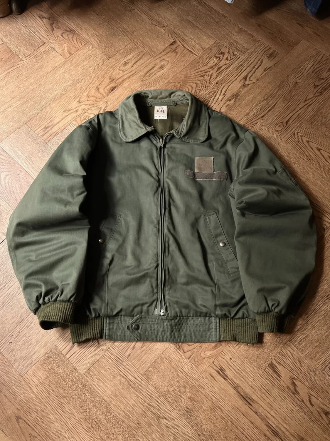 [L]70's 빈티지 프랑스 공군 플라이트 봄버 자켓 상품이미지1