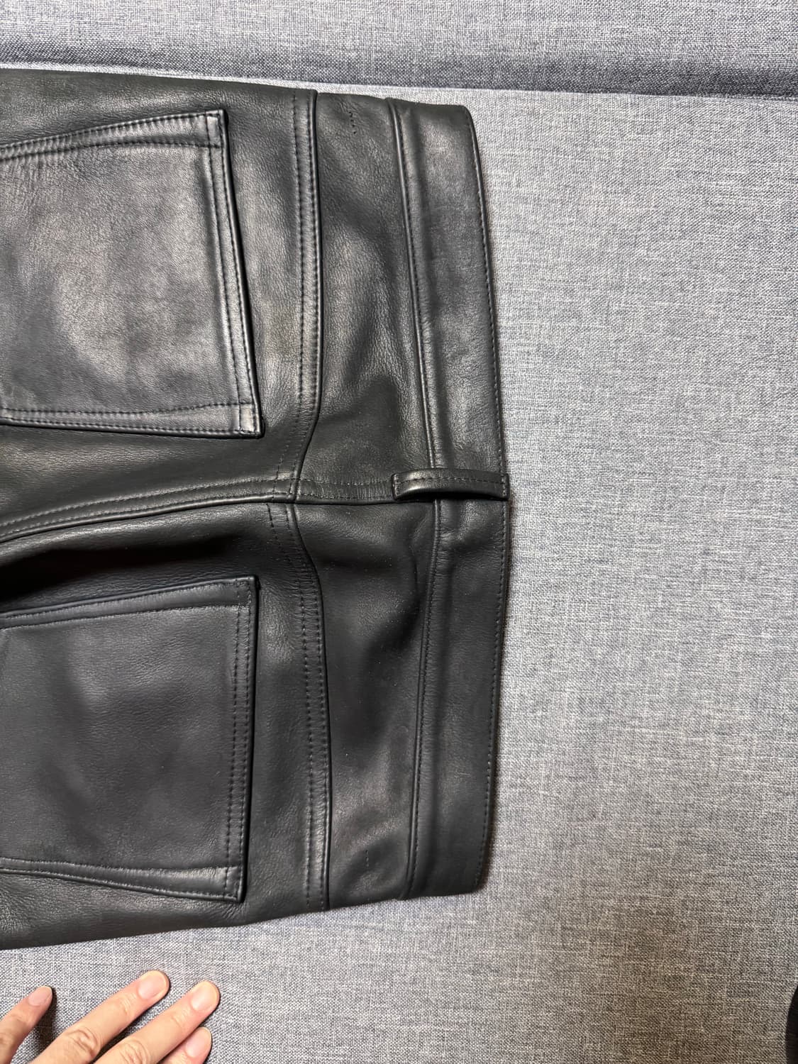 Comoli oiled cow hide skin 5p pants 상품이미지8