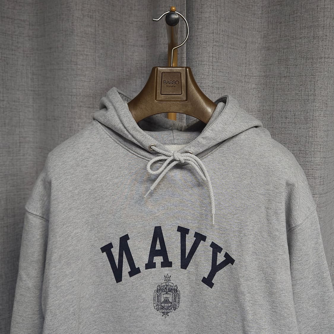 L ) 에스피오나지 NAVAL 아카데미 헤비웨이트 후드티 상품이미지4