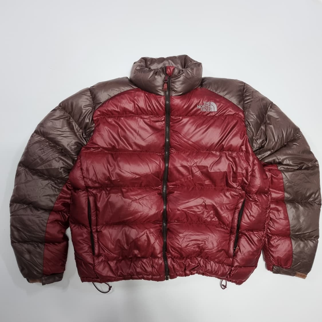노스페이스 브라운/와인 패딩  상품이미지1
