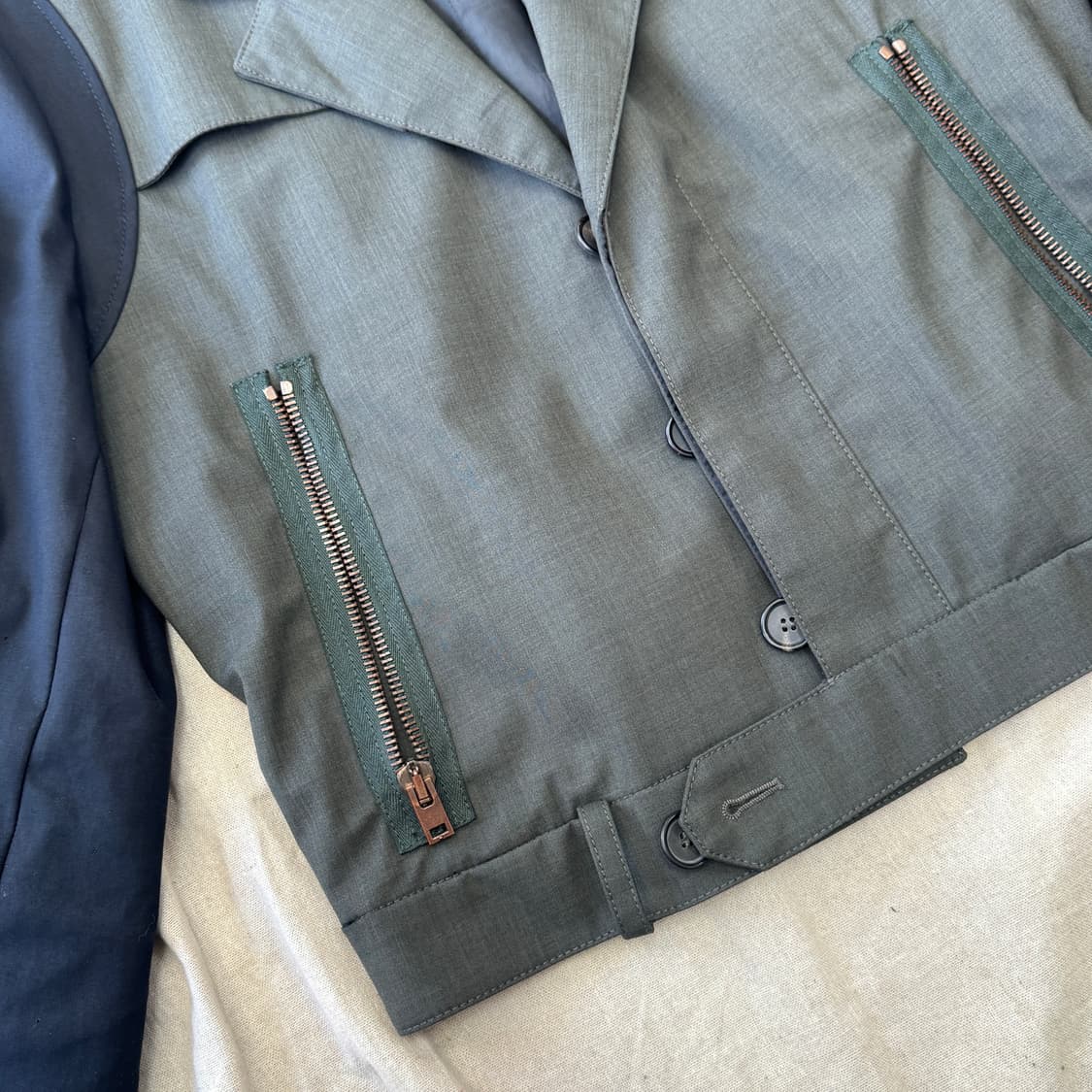 라프시몬스 10ss 밀리터리 크롭 자켓 46 상품이미지3