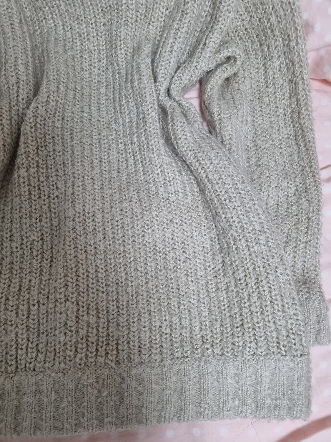 리즈리사 레터링 하트 큐빅 리본니트 라떼갸루 히메갸루 핀터레스트 엑시즈팜 상품이미지9