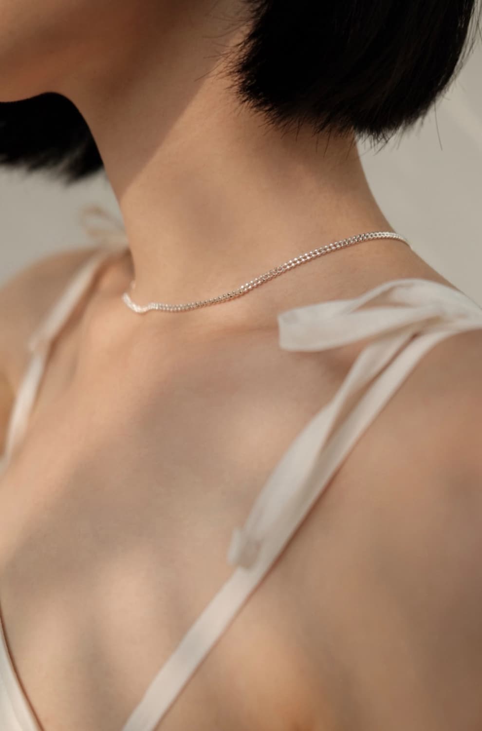 Two line ball necklace 상품이미지2