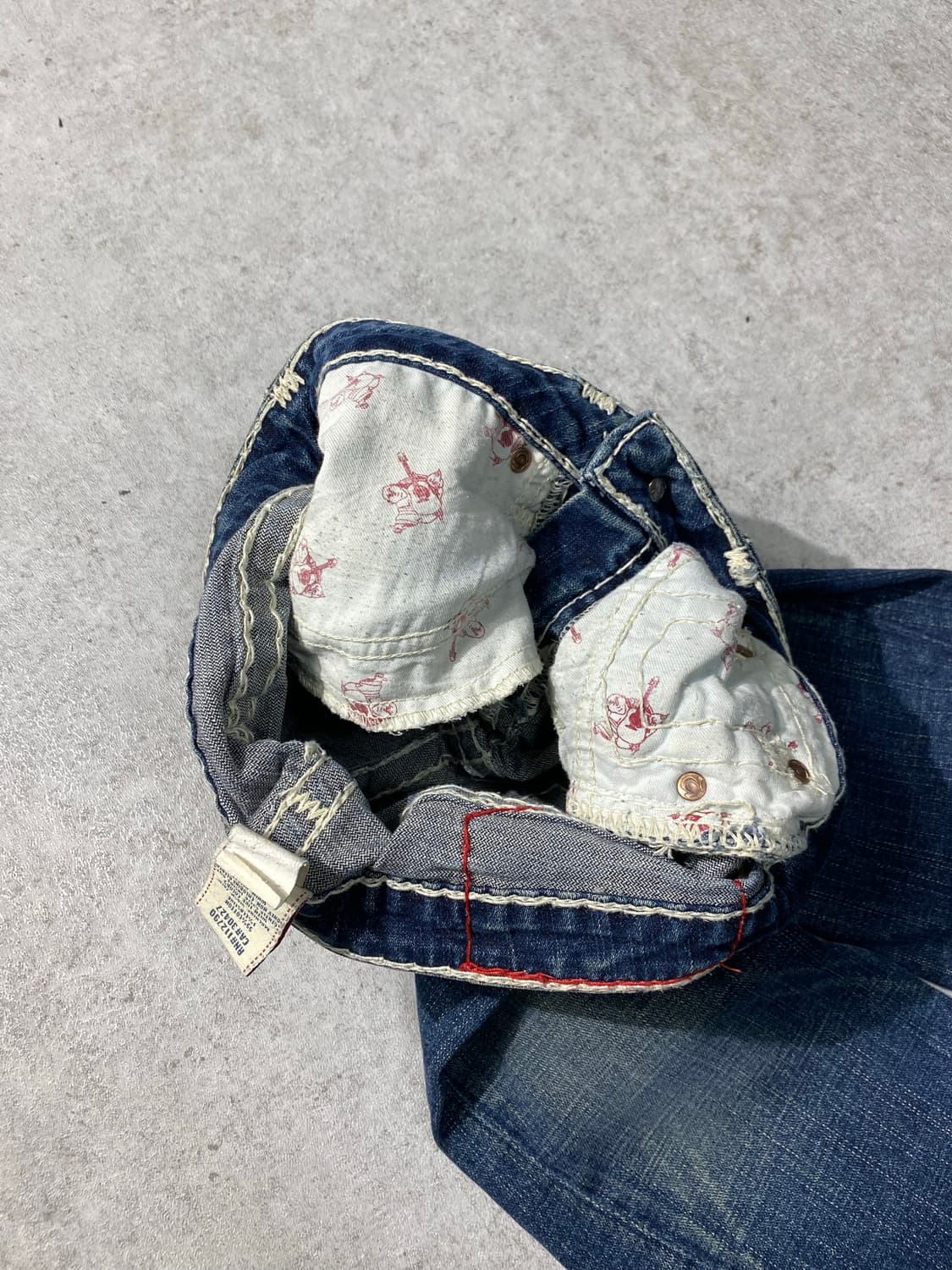 [25] True Religion 트루릴리전 로우라이즈 부츠컷 데님팬츠 상품이미지10