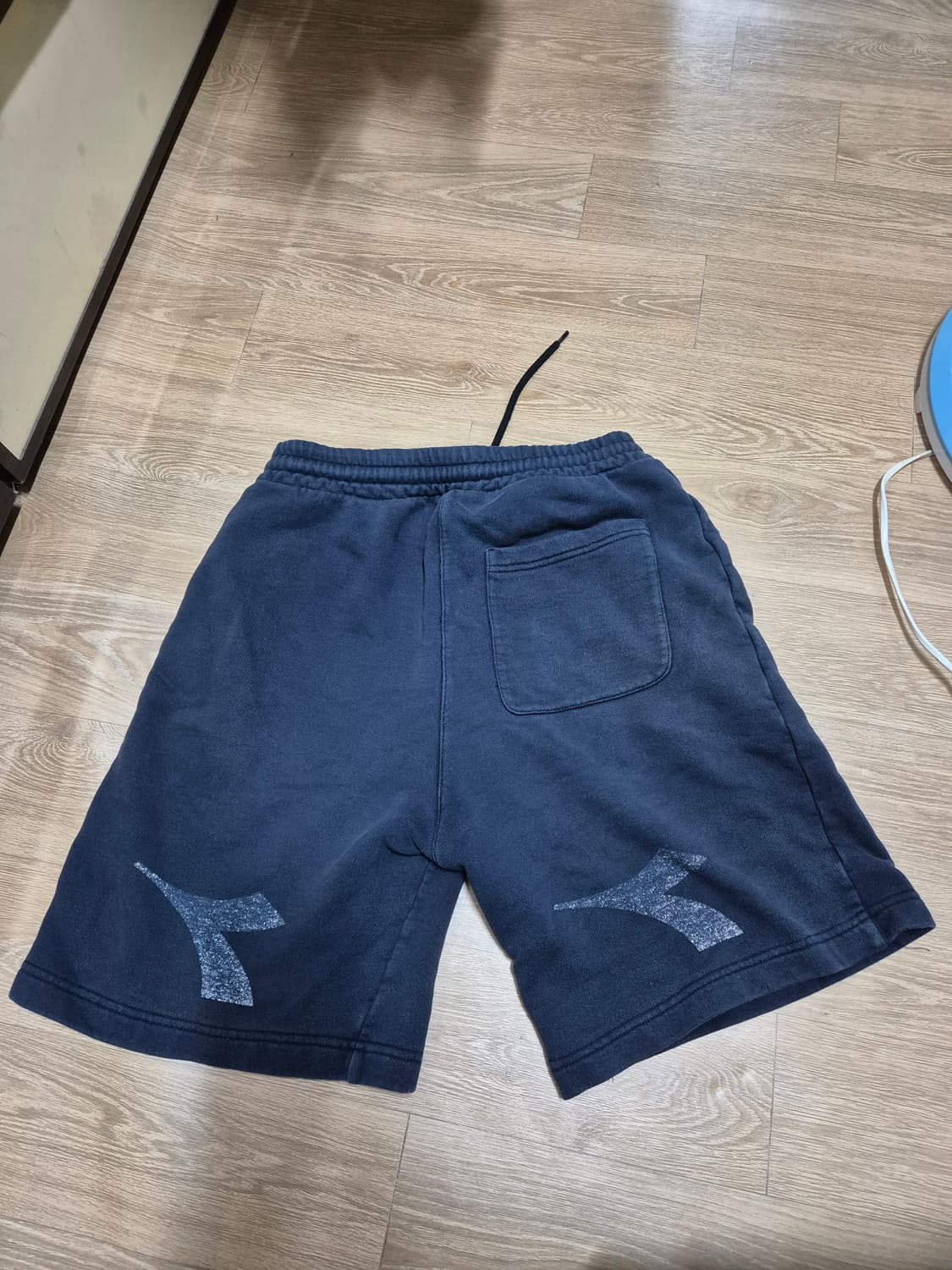 [S] MSGM 네이비 트레이닝 반바지 디아도라 콜라보 100 95 상품이미지2