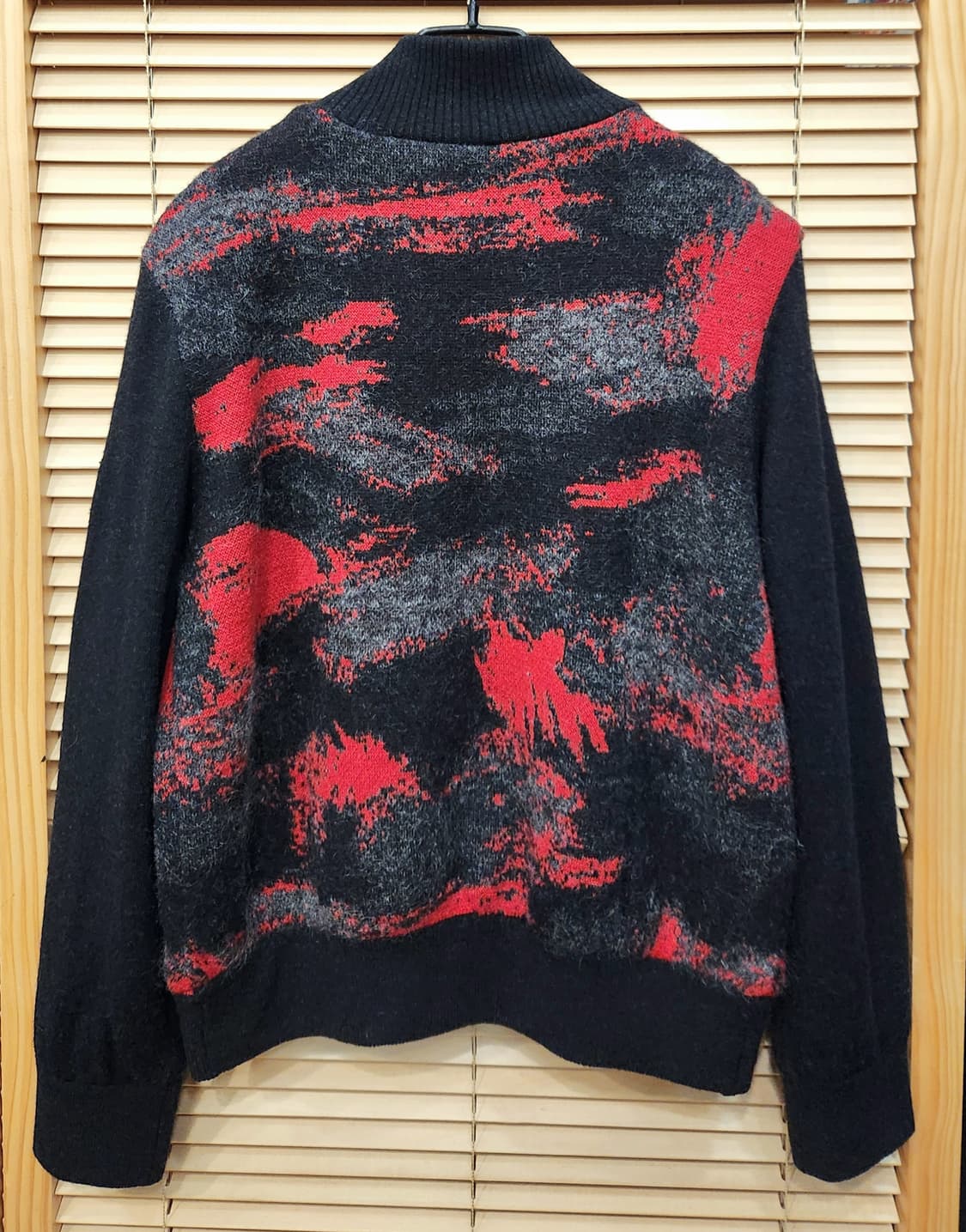 (새상품)어뉴골프 신상 여성 니트 짚업점퍼L 상품이미지4