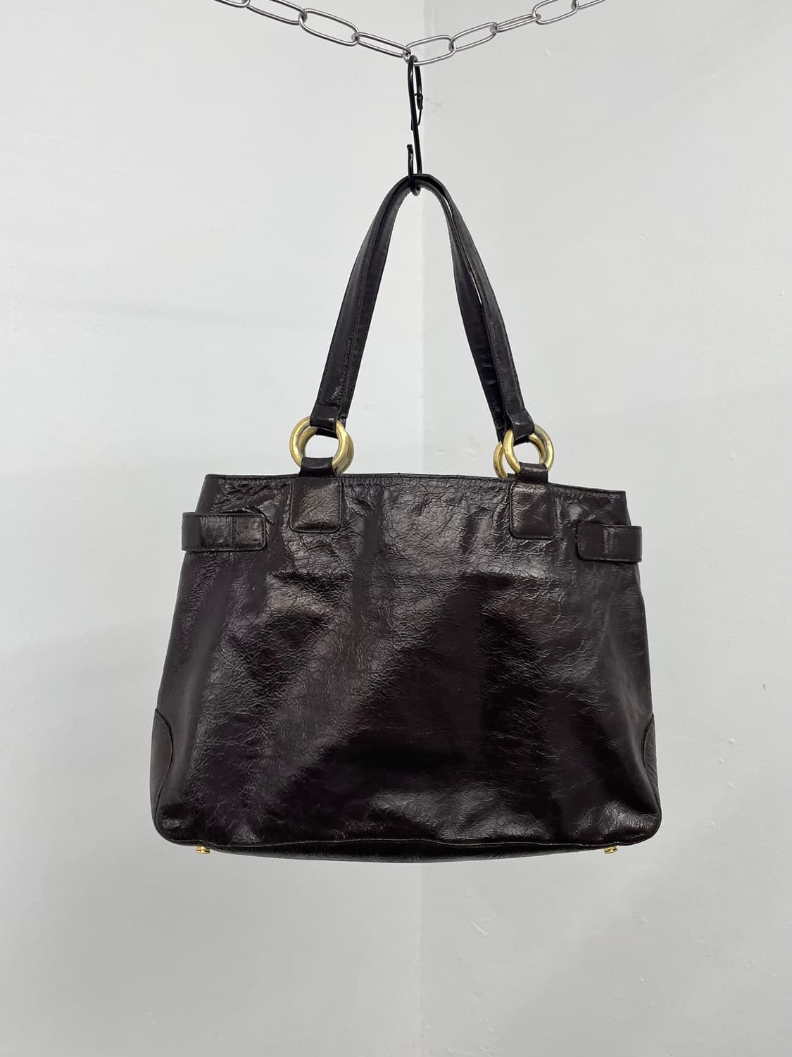 mcm 금장 포켓 숄더백 상품이미지10