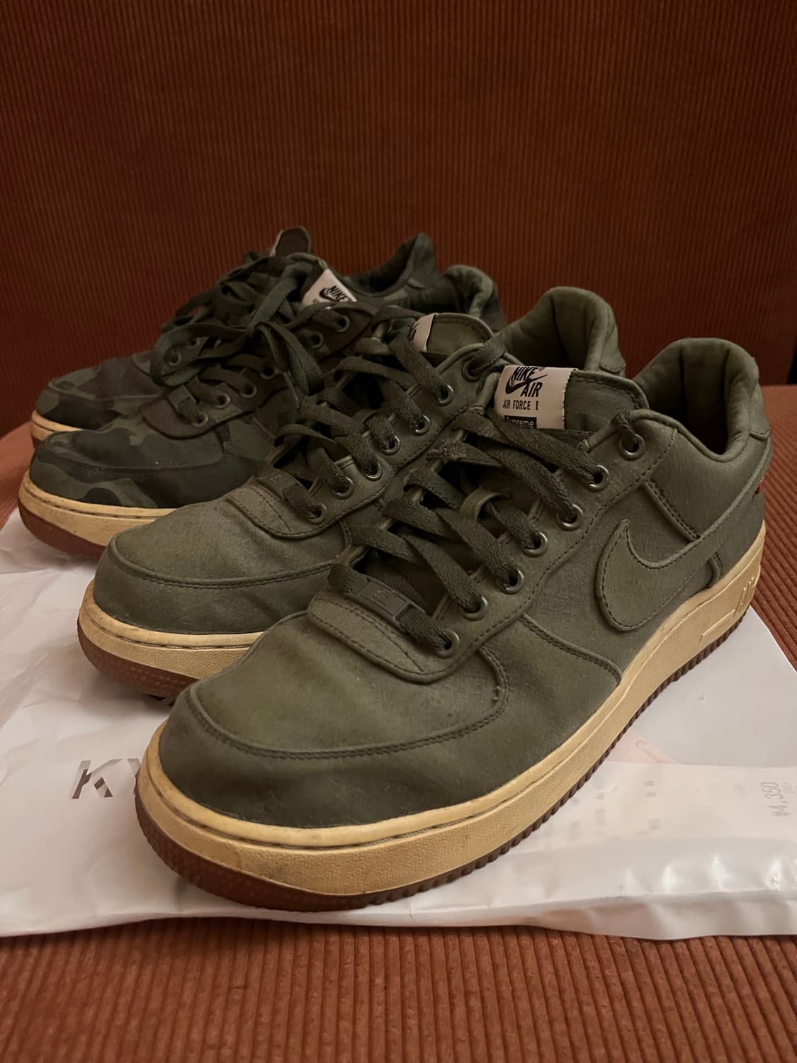 Supreme 나이키 에어포스원 카키 상품이미지4
